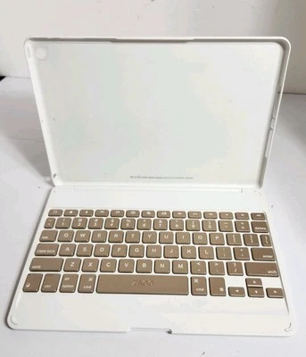 Zagg Bluetooth Hinged Keyboard Folio for iPad Air, 135 degree view Rose Gold - Image 1 of 4