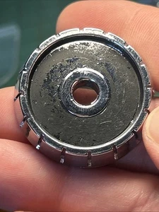 1959 Buick TONE Radio Knob Vintage USA Original GM Chrome Stations Less More - Picture 1 of 13