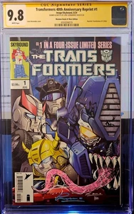 TRANSFORMERS #1 40TH Leno HERNANDEZ CGC 9.8 Venomized optimus Prime Revision - Picture 1 of 2