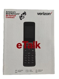 eTalk KAZ-F019PP  FLIP-PHONE  VERIZON  PREPAID **BRAND NEW IN BOX** - Picture 1 of 4