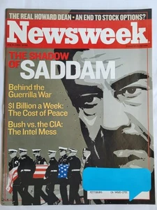 Newsweek Magazine July 21, 2003 - Shadow of Saddam, Cost of Peace - Picture 1 of 2
