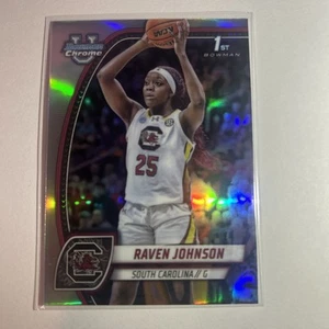 2024-25 Bowman University cromo #60 refractor Raven Johnson - Imagen 1 de 2