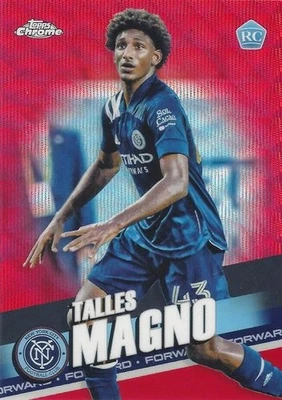 2022 Topps Chrome Major League Soccer Red Wave Parallel /5 Cards (41 - 50) - MLS - Image 1 of 2