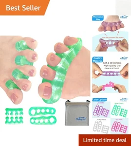 Sanfte Zehenstrecker aus sicherem Gel - Ideal zur Linderung von Ballen & Entspannung - Bild 1 von 8