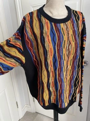 Men’s Montechiaro Multicolor Sweater Jumper Wool Blend Made In Italy UK XXL EU56 - Image 1 of 4