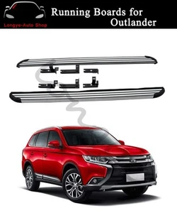 Running Boards fits for Mitsubishi Outlander 2013-2020 Side Step Nerf Bars - Picture 1 of 7
