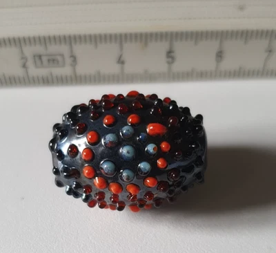 10 Grosse böhmische Lampworkperlen handarbeit - Bild 1 von 2