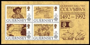 GUERNSEY 470b - World Columbian Stamp Expo '92 S/S (pc32039+) - Picture 1 of 1
