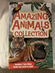 DK Amazing Animals 7 Book Collection Plus Monkey Bag Tag - Learn To Read - New - Picture 1 of 10