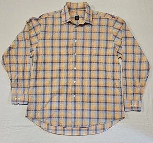 Robert Talbott Classic Gr. XL Langarm Hemd Knopfleiste Regenbogen kariert - Bild 1 von 13