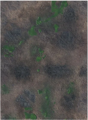 GAME MAT.EU 44"x60" Toxic Badlands Battle Mat - Gamemat.eu
