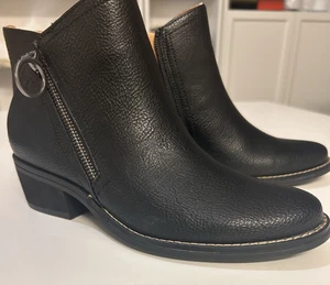 Boots Shoes Noah Block Heel Bootie Black- Women's - Size 6.5 WHITE MOUNTAIN - Picture 1 of 16