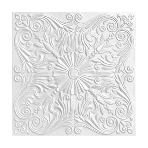 A La Maison Ceilings R139 Spanish Silver Foam Glue-up Ceiling Tile (256 sq. f... - Picture 1 of 12