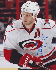 JORDAN STAAL SIGNED CAROLINA HURRICANES 8X10 PHOTO 3 - Picture 1 of 1