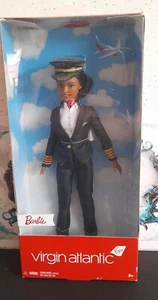 Virgin Atlantic Barbie Stewardess and Pilot - Picture 1 of 2