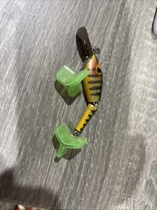 Vintage Arbogast Hula Diver Yellow Crankbait Fishing Lure - Picture 1 of 8
