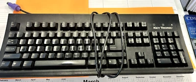 Black KeyTronics KT800P2 Standard PS/2 Keyboard - Image 1 of 4