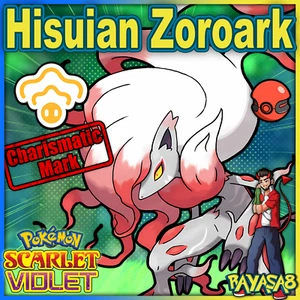 Pokemon Escarlata y Violeta ⚡Zoroark Hisuian⚡ 6IV Evento Entrenado Mejores Estadísticas Hogar - Imagen 1 de 6