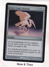 MTG: Saviors of Kamigawa: FOIL: Ivory Crane Netsuke