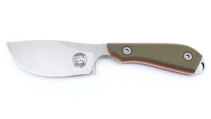 White River Model 1 Skinner Green / Orange Textured G10 NEW - Picture 1 of 1
