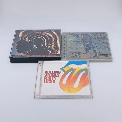 CD Lot of 3 Hot Rocks 1964-1971 Bridges to Babylon and Forty… by Rolling Stones - Image 1 of 4