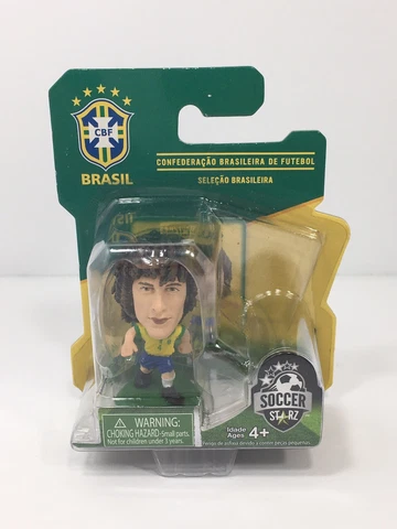 SoccerStarz 2014 DAVID LUIZ Brasil Soccer/Futebol Figurine~NEW- “Flamengo” Cover