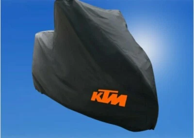 Capa contra poeira KTM Duke 200. Preto com logotipo laranja. Frete grátis dos EUA - Imagem 1 de 4