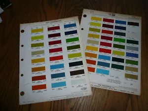 1975 VW DuPont & Ditzler Color Chip Paint Sample - Vintage - Two Mfgr's - Picture 1 of 1