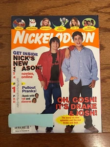 Vintage {September 2005} "NICKELODEON" {DRAKE & JOSH} Magazine, RARE! - Picture 1 of 11