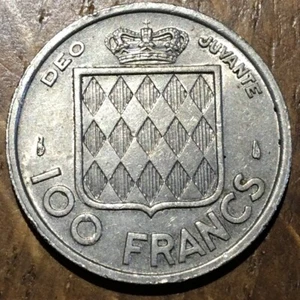 PIECE DE 100 FRANCS MONACO 1956 (584) 500000 EXEMPLAIRES SEULEMENT  - Imagen 1 de 2