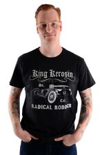 King Kerosin Oldschool RADICAL RODDER Vintage T-Shirt - Schwarz Rockabilly