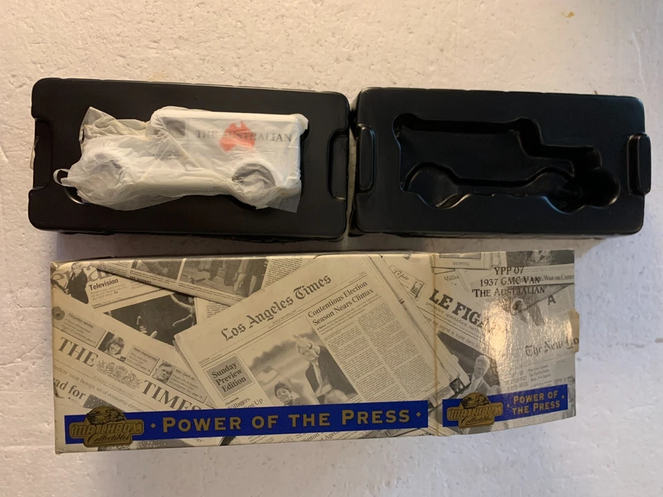 1937 GMC VAN - THE AUSTRALIAN - YPP-07 - Matchbox Power Of The Press - NEW - Image 1 of 1