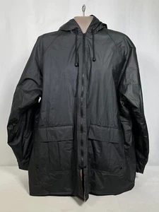 Misty Harbor Black Full Zip Padded Insulated Rain Snow Jacket Women's 1X - Picture 1 of 10