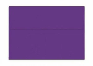 A7 Envelopes, 5 1/4 x 7 1/4, Purple, Square Flap, 24w (90gsm), 100 per Pack - Picture 1 of 1