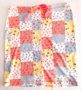 Blue Asphalt Straight Skirt Drawstring Waist Multicolor Patchwork Sz M #15494 - Picture 1 of 3