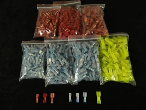 700 PK CALIBRE 10-22 NYLON TOTALMENTE AISLADO DESCONEXIÓN RÁPIDA HEMBRA .110 .187 .250 - Imagen 1 de 4
