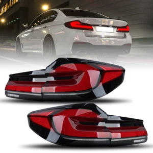 1 Set LED Sequential Tail Light Lamp For BMW G30 M5 F90 5 Series 2017-2019 2020 - Foto 1 di 12