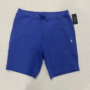 Talla L | Nuevo con etiquetas Polo Ralph Lauren Para hombres Azul Algodón Spa Terry Pantalones Cortos Blanco Poni - Imagen 1 de 5