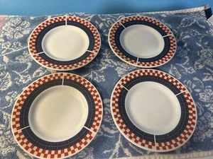 Majesticware by Oneida "CALICO ROOSTER" Bread & Butter Plates 6.5"~~lot of 4 - Picture 1 of 5