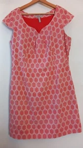 Pepperberry pink gingham large chest shift style tunic sz 14 Super Curvy *flaws* - Picture 1 of 15