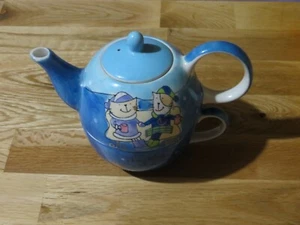 Whittard Of Chelsea Winter Wonderland Christmas Cheer Tea For One Set Teapot Cup - Picture 1 of 11
