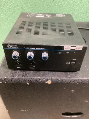 Atlas Sound AA35 Black Three Input & Channel 35 Watt BGM Systems Mixer Amplifier - Image 1 of 2