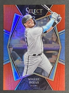 2022 Panini Select Premier Red Refractor #131 Miguel Rojas Miami Marlins /199 - Picture 1 of 2