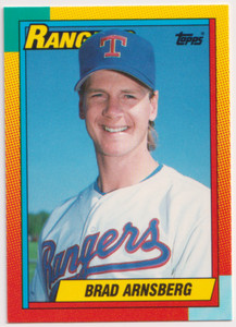 1990 Topps Traded #3T Brad Arnsberg Texas Rangers