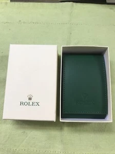 Auténtico Rolex caja de cuero verde.bolsa de viaje.Nuevo en caja. Ideal para regalos 🎁 - Imagen 1 de 15