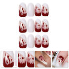  48 Pcs Nagelpflaster Blutige Nagelkunstabziehbilder Außenhandel