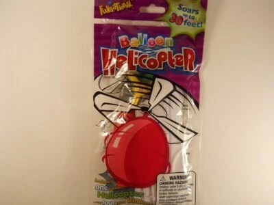 Festival Balloons 1 Helicopter Balloon and 4 Latex Extra Balloons NEW - Image 1 of 4