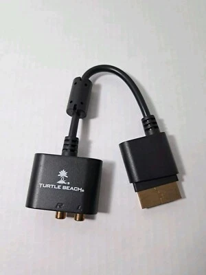 Turtle Beach Black Xbox 360 Gaming Audio Adapter Cable - Good Condition  - Image 1 of 3