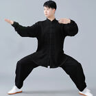 Chinese Kung Fu Tai Chi Uniform Long-sleeves Martial Arts Wingchun Suit Outfit