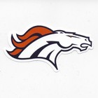 Denver Broncos Aufkleber / Sticker, NFL American Football, 8,5 x 5 cm, Neu
